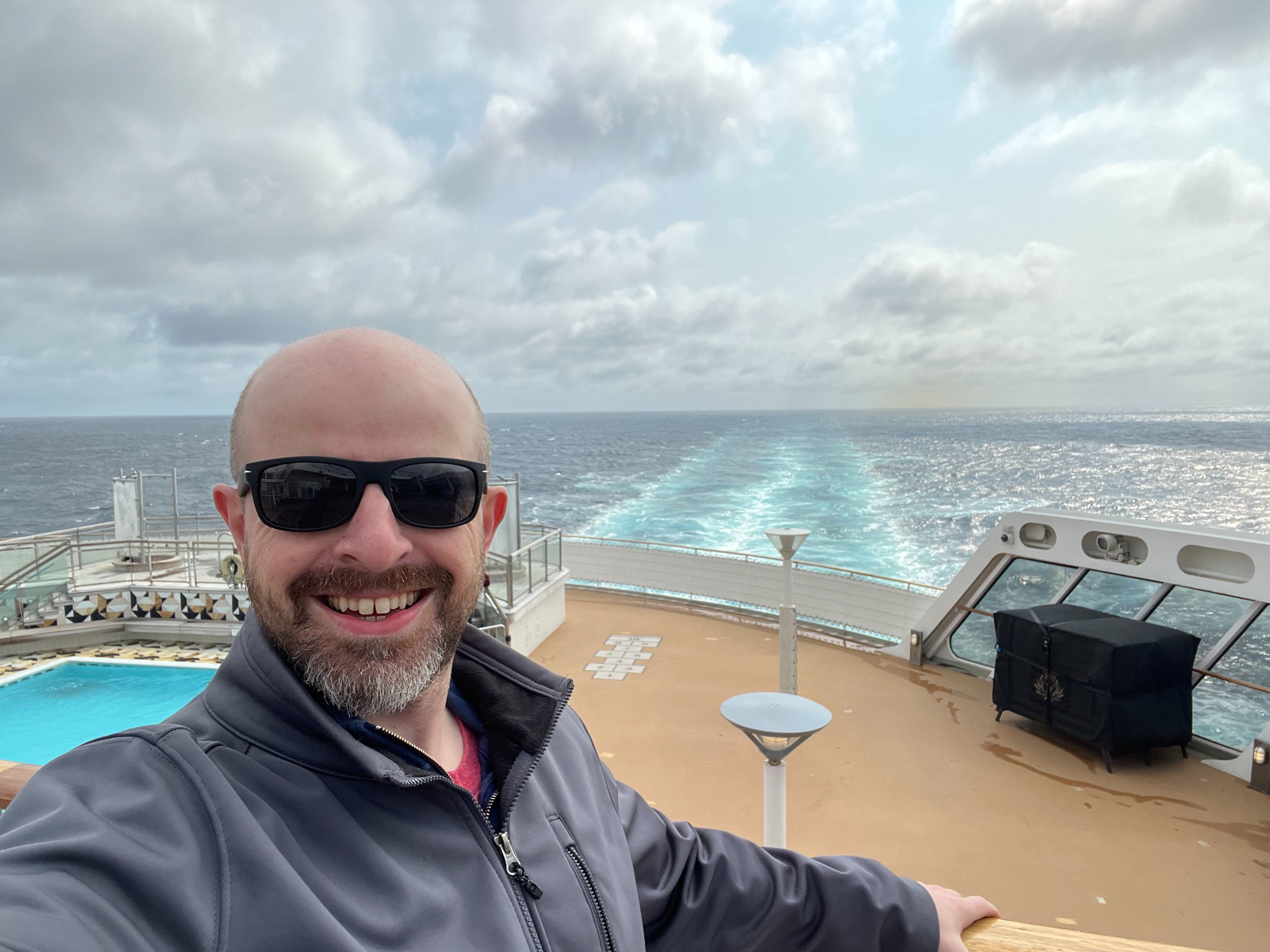 David on the Queen Mary 2